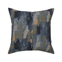 Navy Blue Yellow Gold Gray Grey Camouflage_Miss Chiff Designs