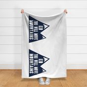 kid you will move mountains - navy - 1 yard cut