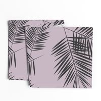 Palm leaves - graphite on lavender Palm leaf Palm tree tropical summer || by sunny afternoon