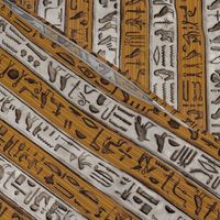 Egyptian Hieroglyphic ochre stripes