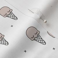 Sweet summer ice cream popsicle sugar pastel gender neutral kawaii illustration