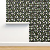 brittany spaniel cute dog fabric cactus dog fabric sporting dogs gun dog fabric