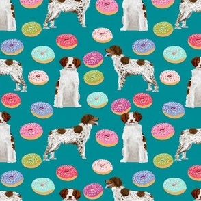 brittany spaniel donuts fabric cute doughnut dog fabric donut design brittany spaniel dogs fabric