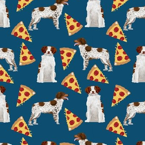 brittany spaniel pizza fabric cute sporting gun dog pizza design best pizza fabric