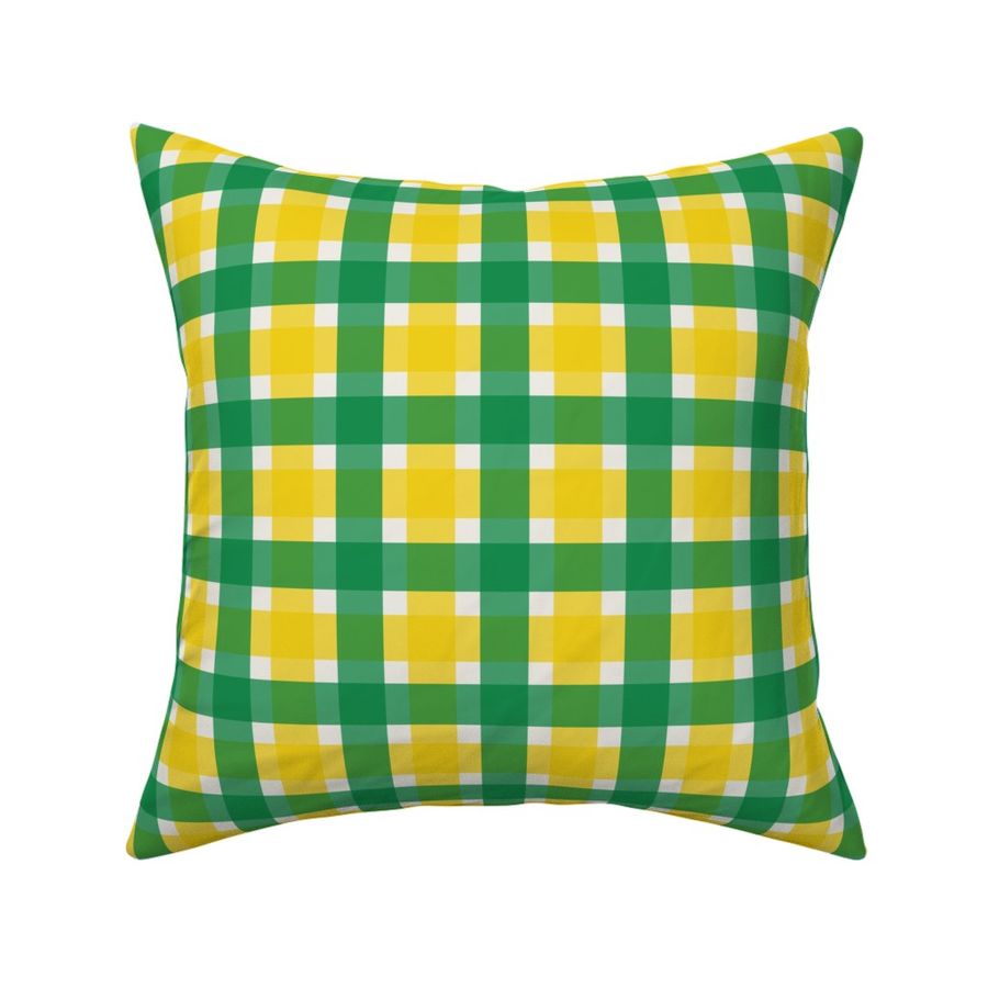 Plaid - Green & Gold 1