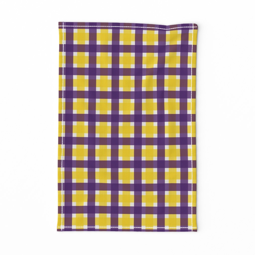 Plaid - Purple & Gold 1