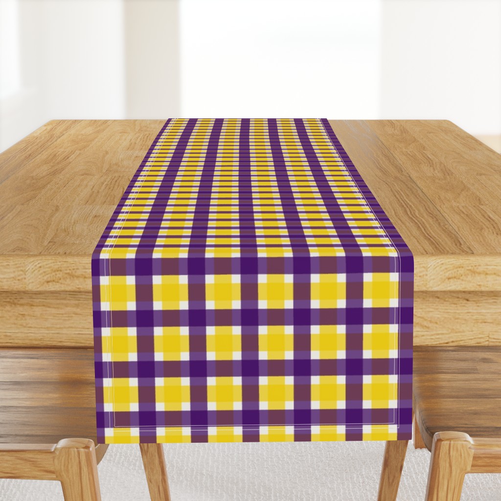 Plaid - Purple & Gold 1