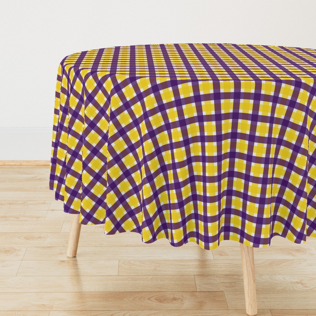 Plaid - Purple & Gold 1