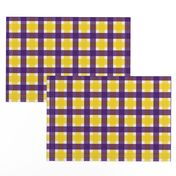 Plaid - Purple & Gold 1