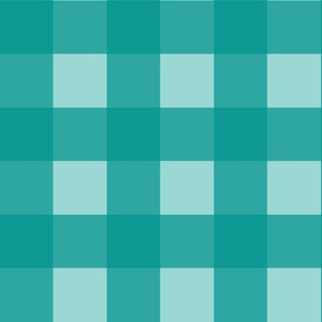 Plaid - Vintage Aqua & Teal