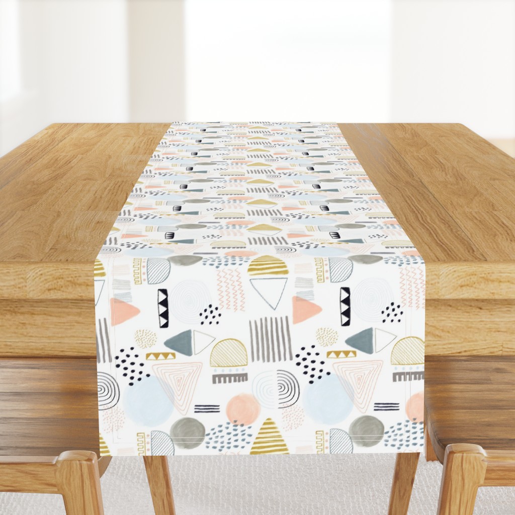 Abstract Pattern - muted pastel colours