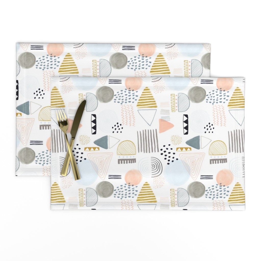 Abstract Pattern - muted pastel colours