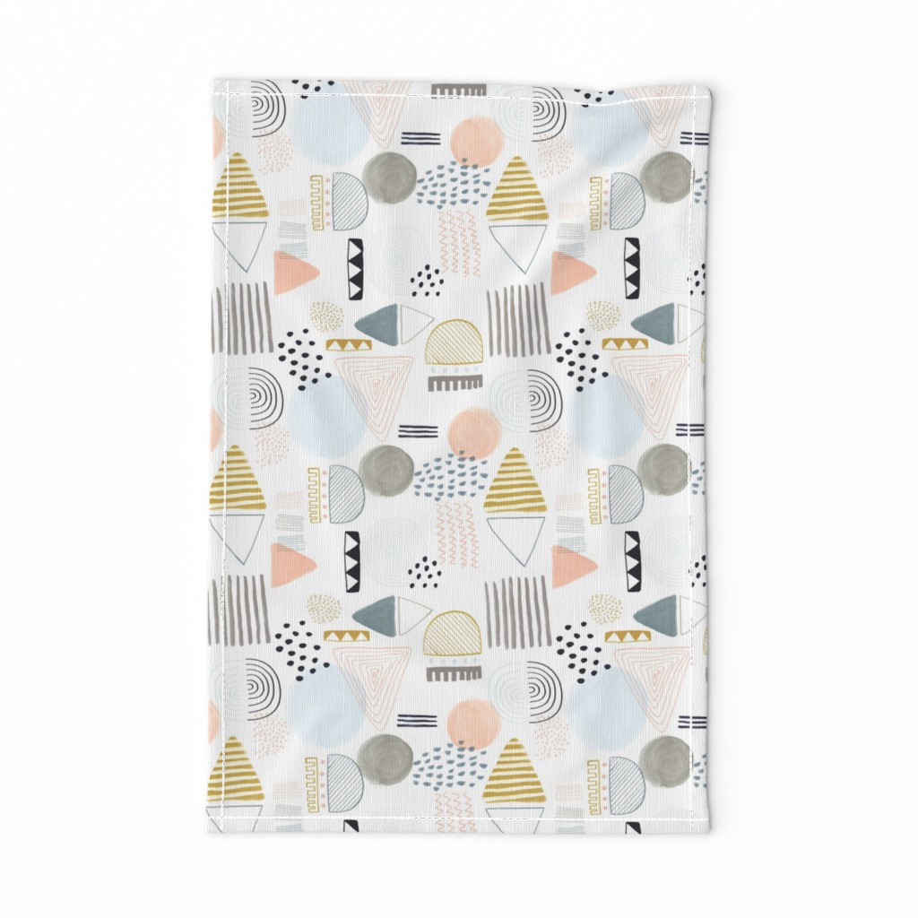 Abstract Pattern - muted pastel colours