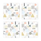 Abstract Pattern - muted pastel colours