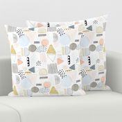 Abstract Pattern - muted pastel colours