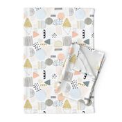 Abstract Pattern - muted pastel colours