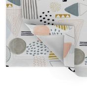 Abstract Pattern - muted pastel colours