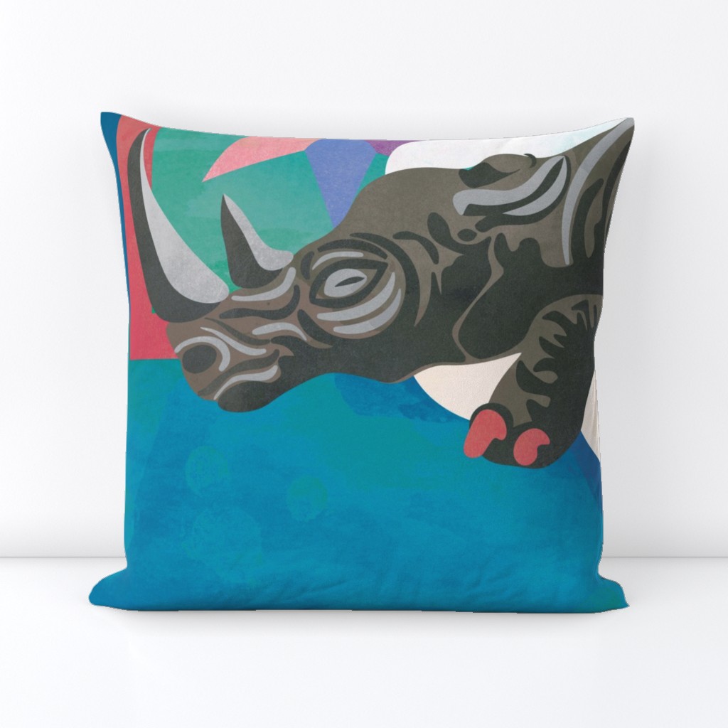 Sleeping Rhino Quilt