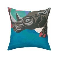 Sleeping Rhino Quilt