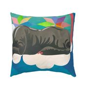 Sleeping Rhino Quilt