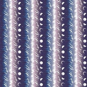 *Small 2" Scale* Chalet View Stripe - Midnight 