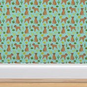 brussels griffon cactus fabric cute desert fabric best dog and cactus tropical palm fabric