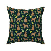 brussels griffon cactus fabric cute dog fabric best dogs print for sewing