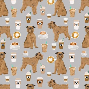 brussels griffon grey coffee fabric cute coffees and dogs design