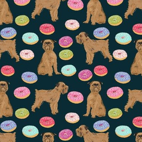 brussels griffon navy blue pet dogs fabric cute dogs design donuts cute food