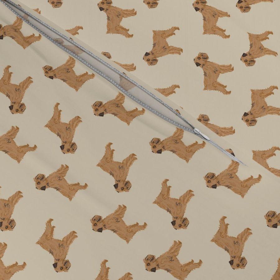 brussels griffon dog fabric standing dogs khaki fabric neutral dog design pet dog fabric