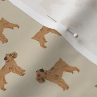 brussels griffon dog fabric standing dogs khaki fabric neutral dog design pet dog fabric