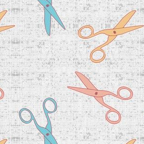 pastel scissors