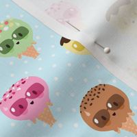 Kawaii Ice Cream Friends