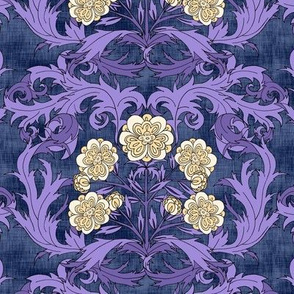 Acanthus Floral Purple