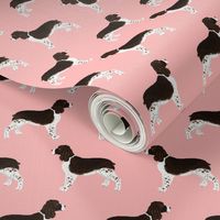 english spring spaniel dog fabric cute pink dogs fabric cute pet dogs dog fabric