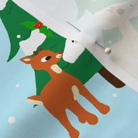 Rudolph and Clarice Under the Mistletoe