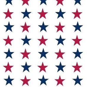 Red and Blue Stars