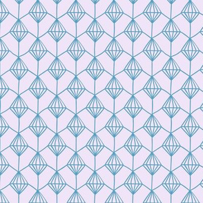 Blender Diamond Lilac and Blue, Pansy Coordinate