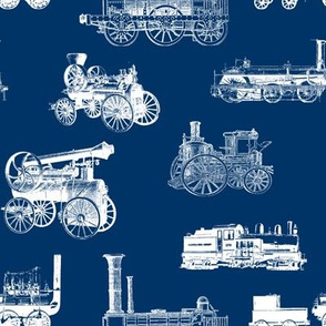 Antique Steam Engines on Navy // Large
