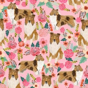 Rough Collie Dog Fabric, Wallpaper and Home Decor | Spoonflower