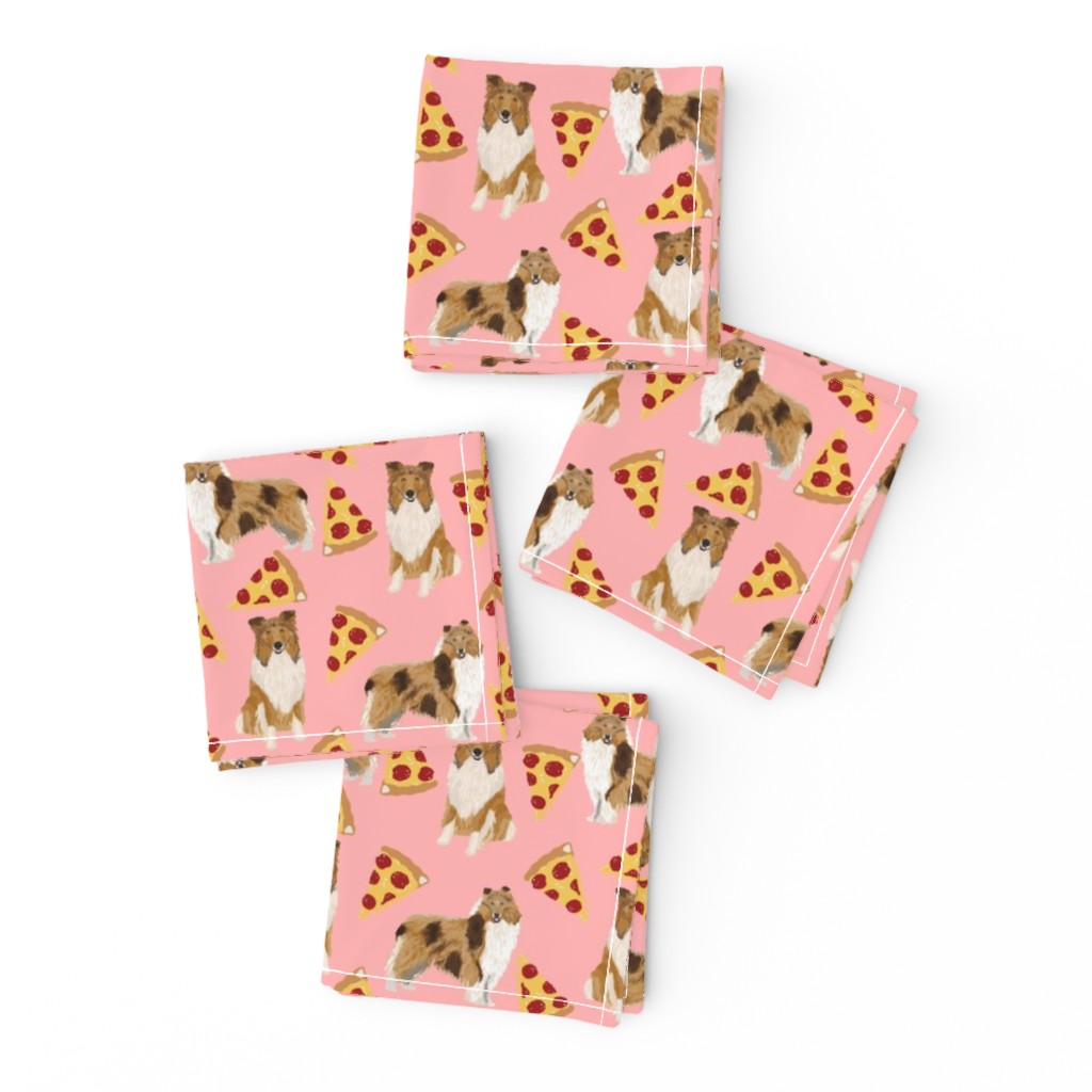 rough collie pizza fabric cute pizza design best dogs and pizza funny fabric cute dog design