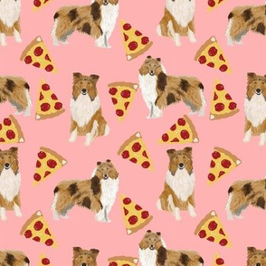 rough collie pizza fabric cute pizza design best dogs and pizza funny fabric cute dog design
