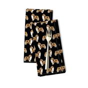 rough collie dog fabric cute rough collie print pattern for sewing quilters cute dog design