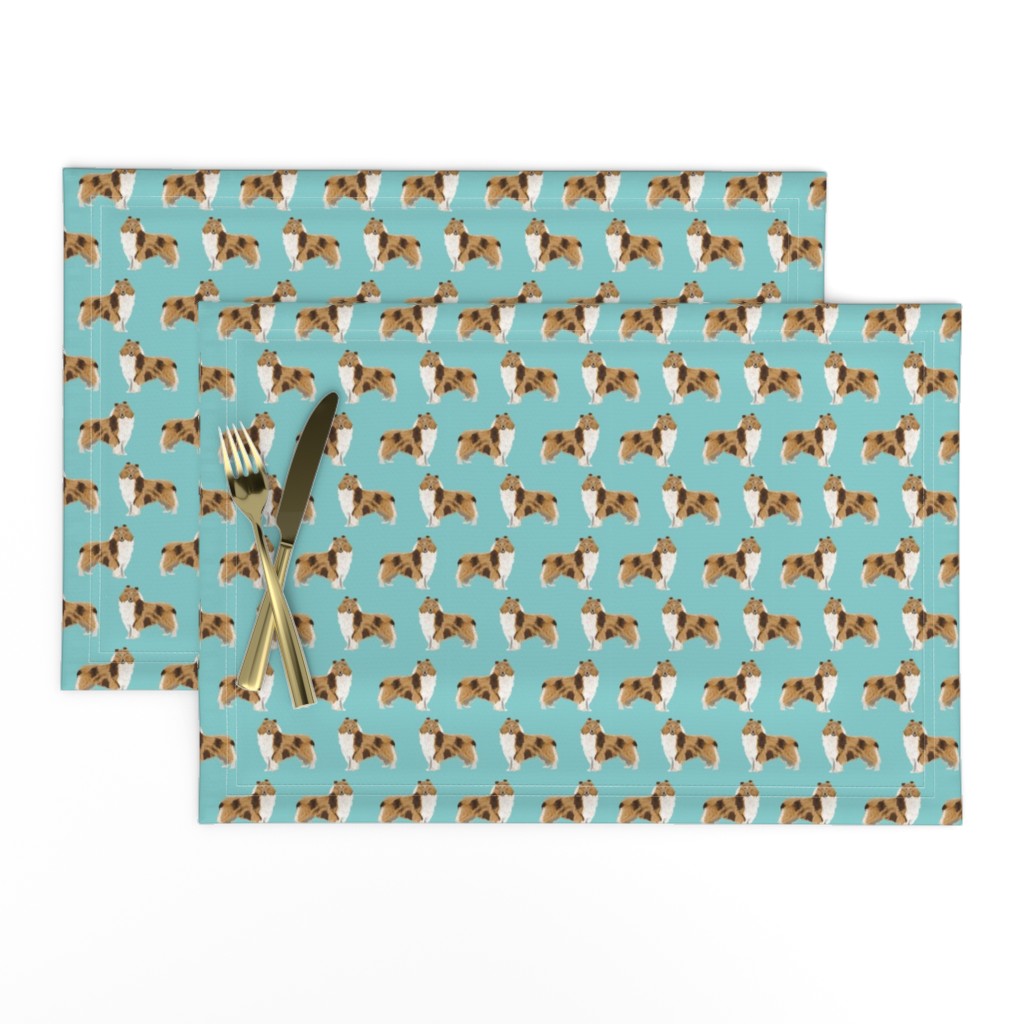 rough collie dog fabric cute rough collie print pattern for sewing quilters cute dog design