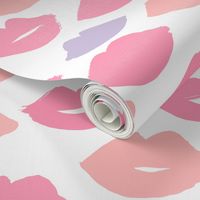 lips // pastel lips mini version cute lipstick pastel lipstick valentines lips fabric pink purple lipstick