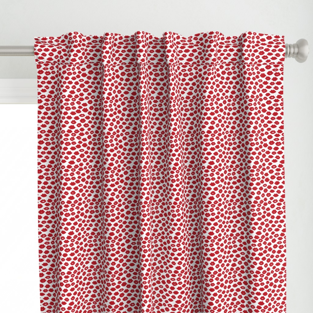 lips // lipstick red lips cute red lipstick fabric valentines love design valentines pattern andrea lauren design andrea lauren fabric