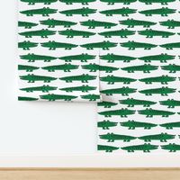 alligators // alligator crocodile fabric print pattern andrea lauren illustration andrea lauren fabric boys nursery print crocodiles fabric