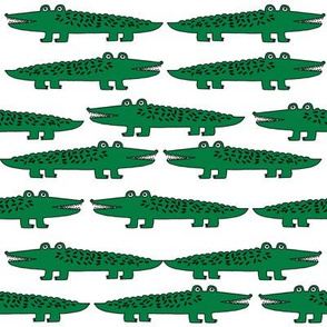 alligators // alligator crocodile fabric print pattern andrea lauren illustration andrea lauren fabric boys nursery print crocodiles fabric