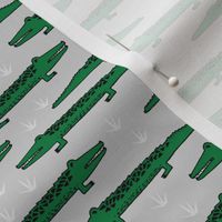 crocodiles // green crocodile fabric cute crocodiles design baby nursery cute design for baby boy nursery