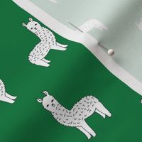 alpacas // green alpaca llama fabric cute hand-drawn illustration andrea lauren fabric cute fabrics andrea lauren design